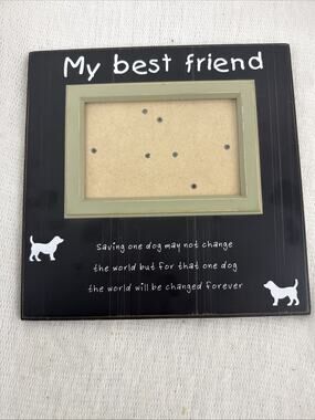 My Best Friend Saving One Dog Frame - 4x6 Photo LSC Accessories 10x10 Frame